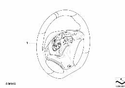 M Performance stuurwiel diagram for BMW X6 E71 M