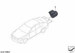 Park Distance Control (PDC) diagram for BMW 3 Series E46 M3