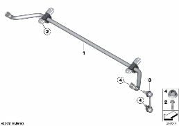 STABILIZER, REAR