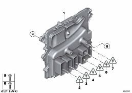 BASIC CONTROL MODULE DME / MEVD172 diagram for BMW 5 Series F11 535i