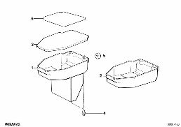Boîte à outils diagram for BMW R 65, R 65 RT, R 80, R 80 RT (85-95) 65
