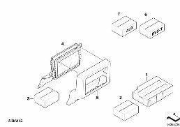 Onderdelen DVD-Advanced diagram for BMW 7 Series E66 750Li