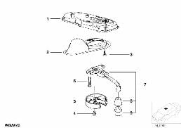 SLIDING LIFTING ROOF-MANUAL OPERATION diagram for BMW 5 Series E28 535i