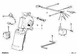ELECTR.SLIDING LIFTING ROOF OPERATION diagram for BMW 5 Series E12 525