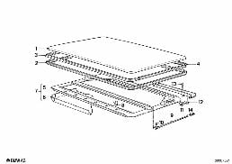SLID.LIFT. ROOF-COVER/CEILING FRAME diagram for BMW 3 Series E30 320i