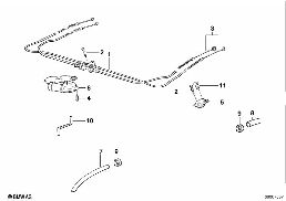 SLIDING LIFTING ROOF DRIVE diagram for BMW 3 Series E36 318is
