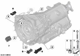 GEARBOX MOUNTING diagram for BMW 6 Series F13 640i