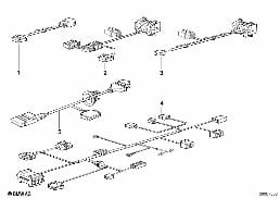 WIRING ADD.HEATER/INDEP.VENTIL.SYST. diagram for BMW 5 Series E34 520i