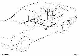 WIRING ELECTR. SEAT ADJUSTMENT REAR diagram for BMW 5 Series E34 520i