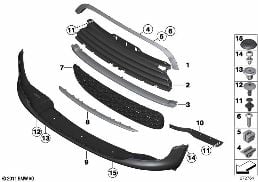 TRIM, DECOR ELEMENTS, FRONT