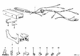 WIRING ABS diagram for BMW 7 Series E23 728