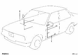 WIRING SET ELECTR.EXTERIOR MIRRORS