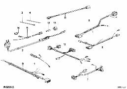 VARIOUS ADDITIONAL WIRING SETS diagram for BMW 3 Series E21 318