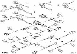 VARIOUS ADDITIONAL WIRING SETS diagram for BMW 5 Series E34 520i