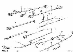 VARIOUS ADDITIONAL WIRING SETS diagram for BMW 7 Series E23 728