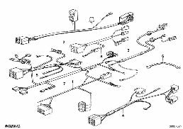 VARIOUS ADDITIONAL WIRING SETS diagram for BMW 7 Series E23 728
