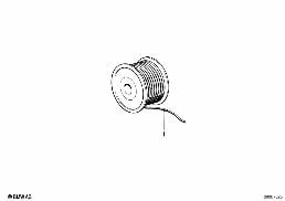 CABLE-YARDED MATERIAL diagram for BMW 8 Series E31 850Ci