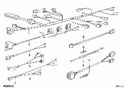 VARIOUS ADDITIONAL WIRING SETS diagram for BMW 7 Series E23 728