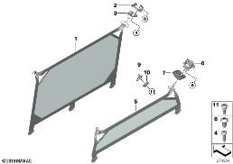 PARTITION NET diagram for BMW 1 Series F20 118dX
