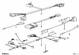 VARIOUS ADDITIONAL WIRING SETS diagram for BMW 5 Series E28 524td