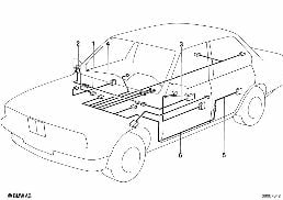 WIRING SETS diagram for BMW 5 Series E28 524td