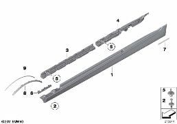 COVER DOOR SILL / WHEEL ARCH