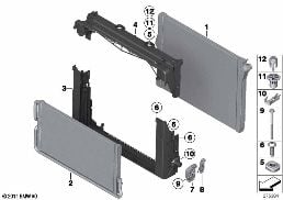 MOUNTING PARTS F RADIATOR