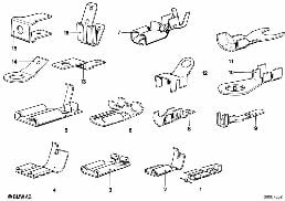 WIRING CONNECTIONS diagram for BMW 5 Series E28 524td