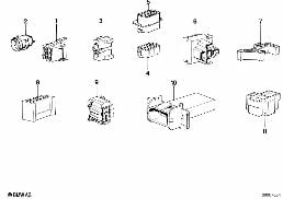 PLUG HOUSING diagram for BMW 3 Series E21 318