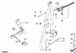 SAFETY BELT FRONT diagram for BMW 3 Series E92 330i