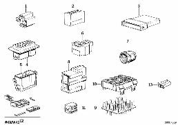 PLUG HOUSING diagram for BMW 5 Series E28 524td