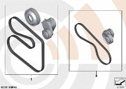 SERVICE KIT FOR BELT DRIVES
