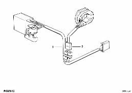 ロック シリンダー ヒーター diagram for BMW 7 Series E23 735i