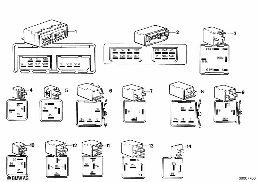 RELAY diagram for BMW 7 Series E23 728