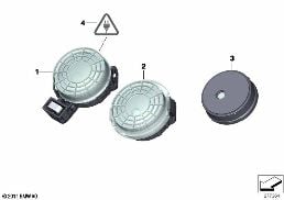 SENSOR RAIN/LIGHT/SOLAR/CONDENSATION diagram for BMW X3 F25 28iX