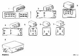 BODY CONTROL UNITS AND MODULS diagram for BMW 3 Series E30 318i