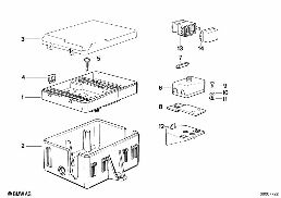 FUSE BOX diagram for BMW 3 Series E30 325ix