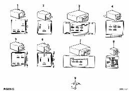 RELAY diagram for BMW 3 Series E21 318