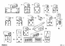 RELAY diagram for BMW 3 Series E30 325ix