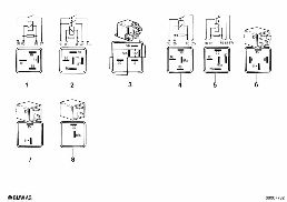 リレー類 diagram for BMW 3 Series E30 323i