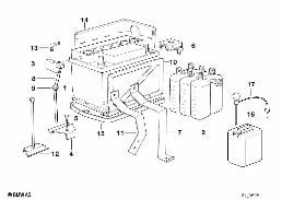 EMPTY BMW BATTERY diagram for BMW 8 Series E31 850Ci