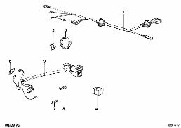 WIRING HARNESS LEVELLING DEVICE diagram for BMW 5 Series E28 524td