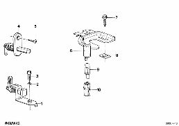 SWITCH HAND BRAKE CONTROL diagram for BMW 3 Series E21 318