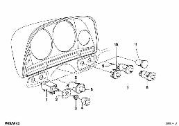 สวิตช์ diagram for BMW 5 Series E12 518