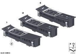 Unité de commande console centrale diagram for BMW 5 Series F18 528Li