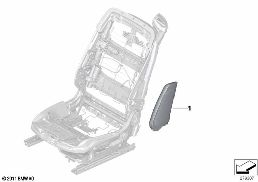 F シート Indi. エアバッグ diagram for BMW 6 Series F13 LCI 650i