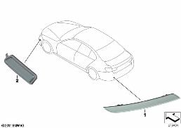 REFLECTOR diagram for BMW 4 Series F32 LCI 420i