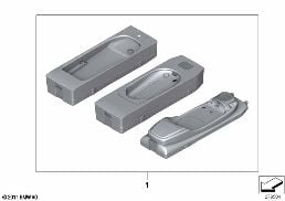 Adaptateur Snap-In appareils MOTOROLA diagram for BMW 5 Series E39 525td