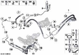 POWER STEERING/OIL PIPE/DYNAMIC DRIVE