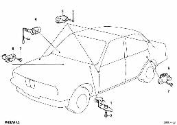 VARIOUS SWITCHES diagram for BMW 5 Series E28 524td
